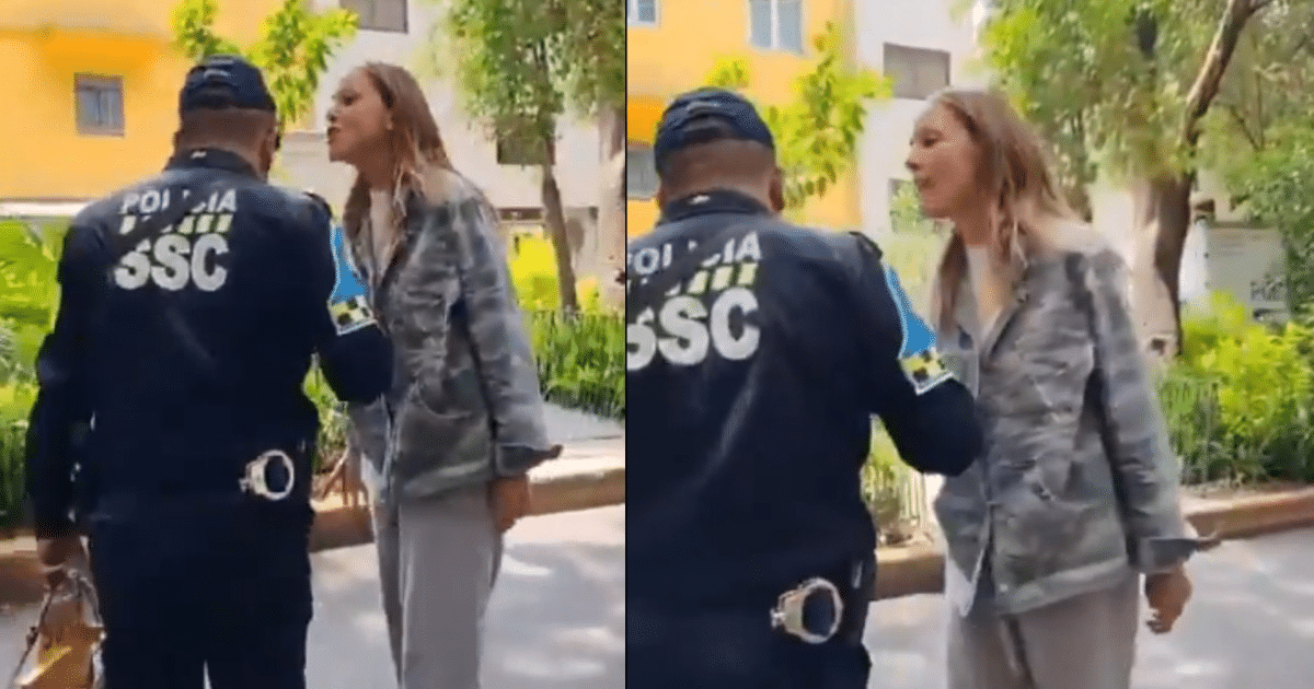 Revelan quién es Lady Racista, la mujer que insultó a oficial en la Condesa