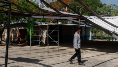 segey retira domo dañado en escuela de noc ac