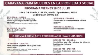 Tizimín será sede de la Caravana para Mujeres en la Propiedad Social