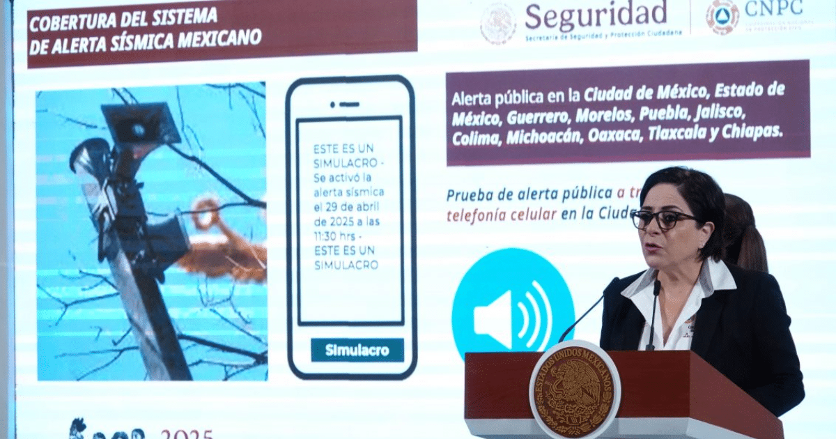 Alerta sísmica sonará en más de 80 millones de celulares en simulacro histórico del 19 de septiembre