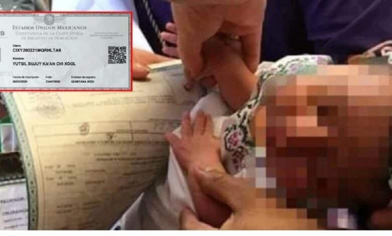 En Yucatán, registran a bebé con nombre 100% maya (Foto de internet)