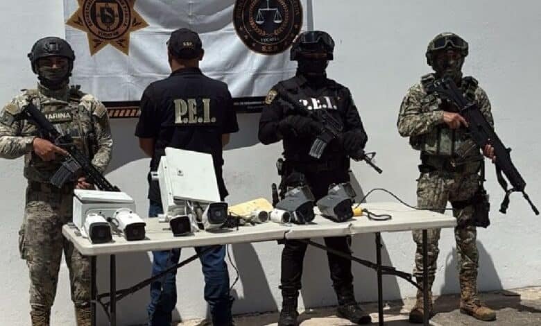 SSP Yucatán retira cámaras de videovigilancia ilegales en Mérida e interior del estado (Foto de internet)
