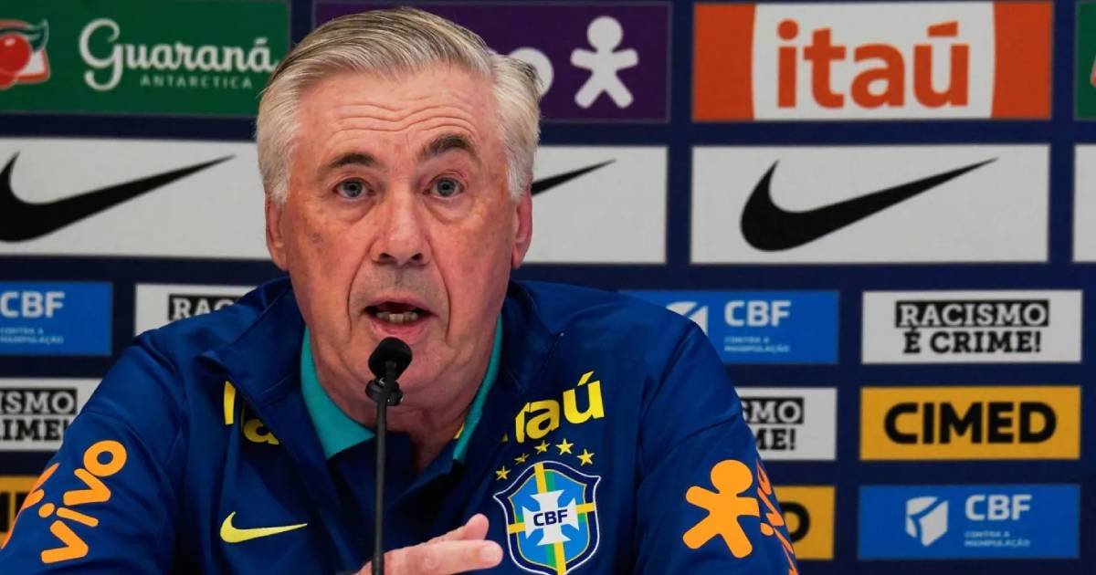 Carlo Ancelotti anuncia lista de Brasil para Eliminatoria de Conmebol, sin Neymar y Vinicius