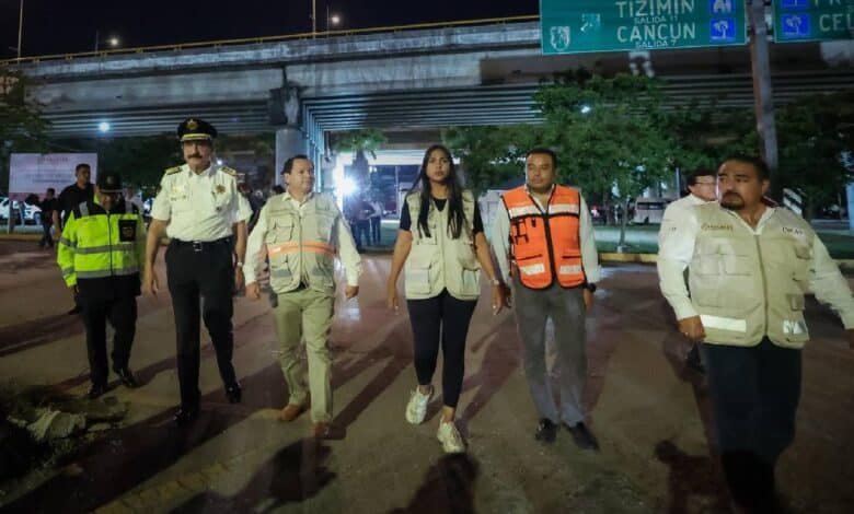 Modernizan paso vehicular en City Center para agilizar el tránsito en Mérida