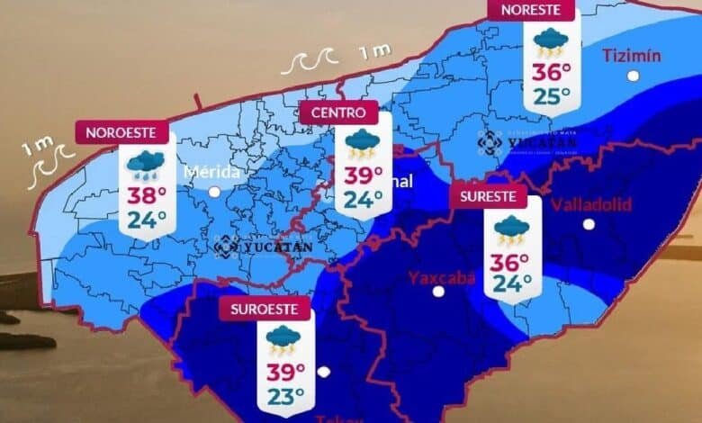 Clima en Yucatán: se esperan lluvias ligeras (Foto de internet)