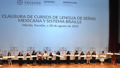 diseño sin títuEl Iipedey clausuró la segunda edición de los cursos gratuitos de Lengua de Señas Mexicana y Sistema Braille, que fortalecen la inclusión, accesibilidad y comunicación para personas con discapacidad auditiva y visual.lo (47)