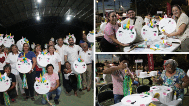 fomentan autoempleo con taller de piñatas en el parque lineal los paseos