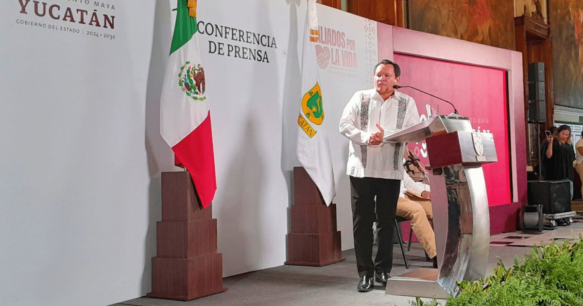 gobernador joaquín díaz mena informa sobre la marea roja en yucatán