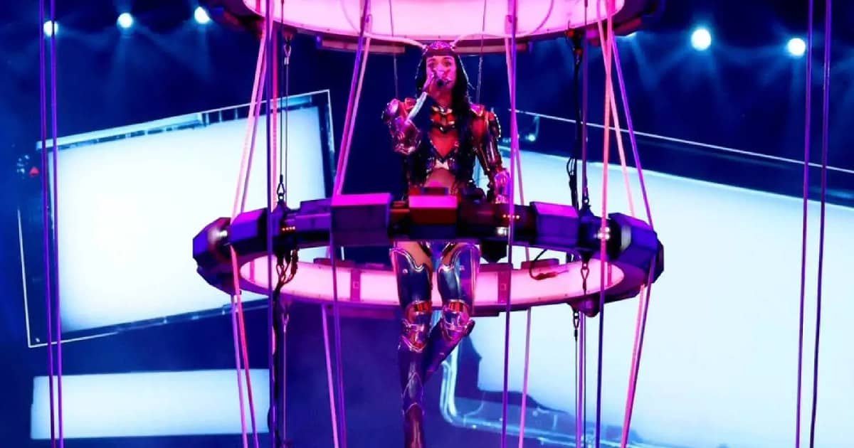 Katy Perry es electrocutada durante su The Lifetimes Tour (Foto de internet)