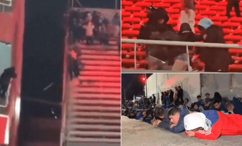 Incidente en partido de Copa Sudamericana, Chile vs Argentina deja al menos diez heridos y noventa detenidos