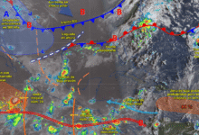 Lluvias intensas en Durango, Sinaloa, Nayarit y Jalisco