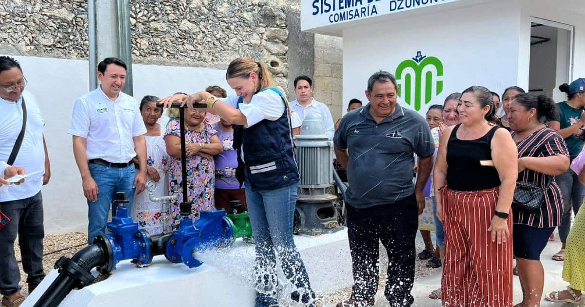 mérida moderniza sistemas de agua potable en comisarías