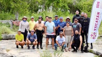 retiran más de 100 kilos de basura del cenote chen ha en dzityá (1)
