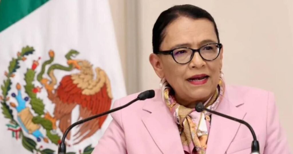 Rosa Icela Rodríguez en plenaria de Morena en San Lázaro destaca labor de Sheinbaum