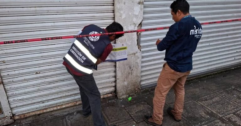 ya son tres los predios clausurados en el centro de mérida por riesgo en sus techos