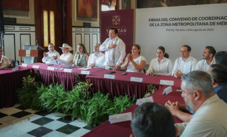 yucatán formaliza alianza histórica para el desarrollo ordenado de la zona metropolitana de mérida