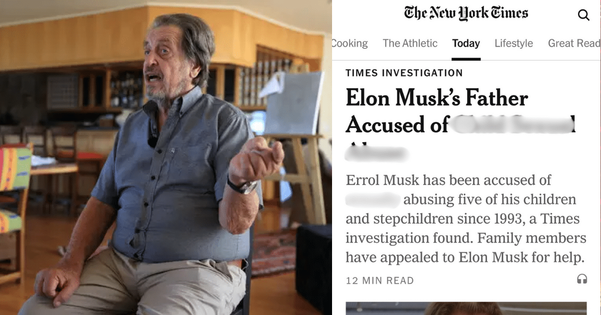 Acusaciones y secretos Un reportaje del ‘New York Times’ revela un secreto oscuro del padre de Elon Musk
