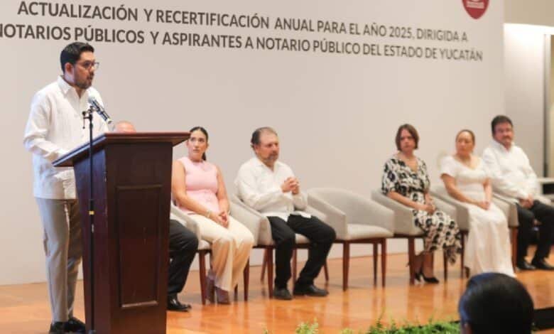 Notariado yucateco se fortalece con actualización y recertificación