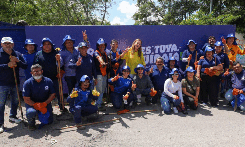 cecilia patrón inicia el segundo año de la administración con limpieza de terrenos baldíos