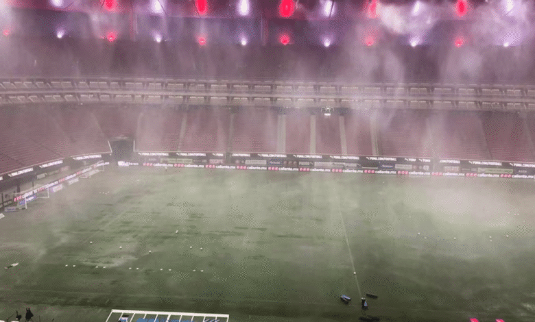 Chivas vs Tigres Así quedo el Estadio Akron ante tormenta eléctrica, que atraso el partido