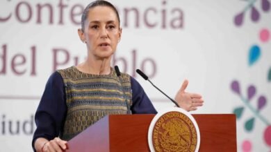 Claudia Sheinbaum lamenta lo ocurrido con el simpatizante de Trump