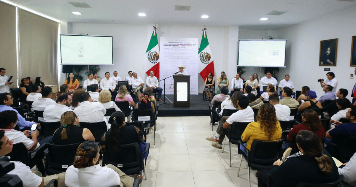congreso del estado y organismos autónomos firman convenio de colaboración