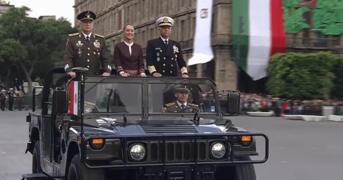Desfile Militar 2025 rinde honores a la primera presidenta de México y a la historia del país