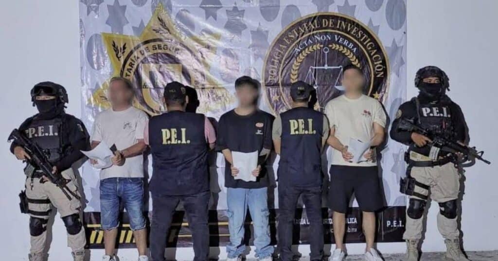 detienen en mérida a tres sujetos extranjeros por robo de predios (2)