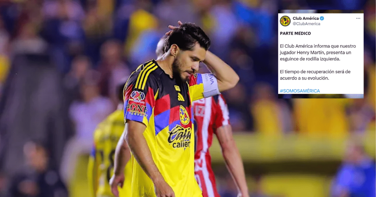 Duro golpe para el América Henry Martín se lesiona de nuevo tras reaparecer en el Clásico Nacional