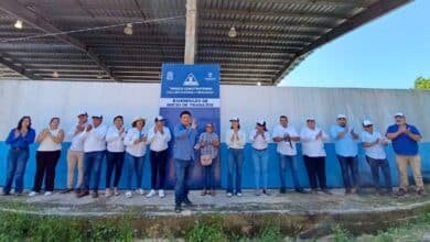 Edwin Bojórquez abanderó inicio de construcción de calles en Francisco Villa Oriente, Kanasín