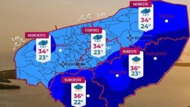 Clima en Yucatán: se esperan lluvias en la tarde