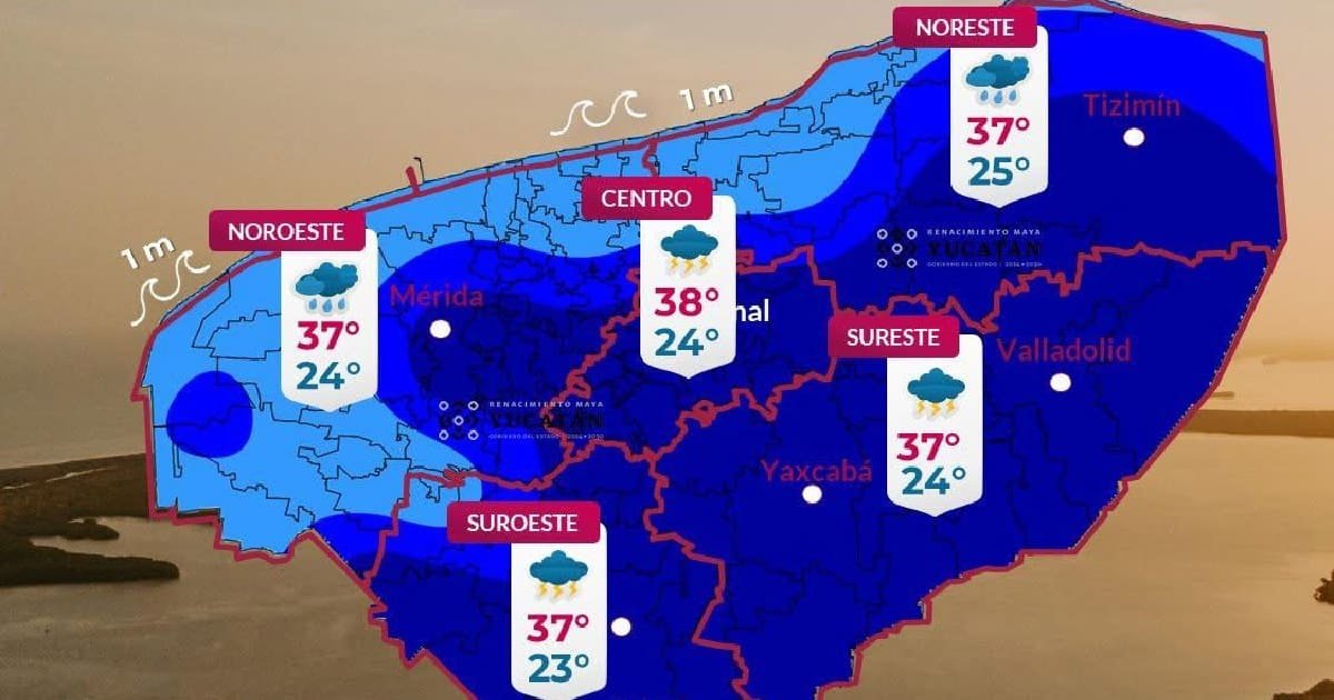 Clima en Yucatán: se esperan lluvias vespertinas (Foto de internet)