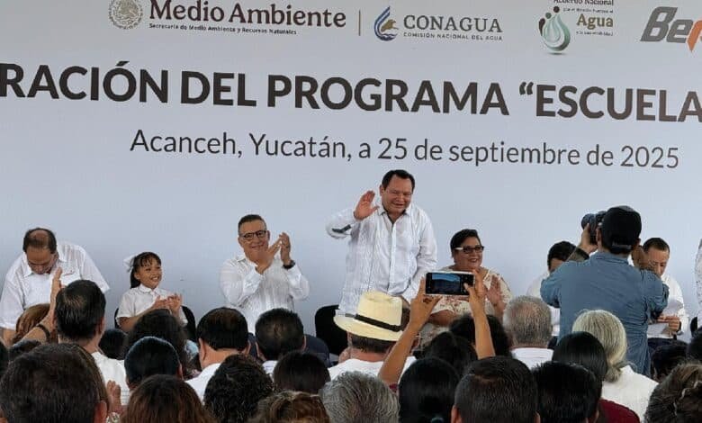 Yucatán lanza programa “Escuelas con Agua” para garantizar suministro en primarias