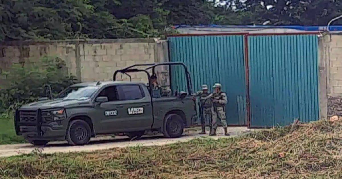 Clausuran presunto centro de huachicoleo en Seyé, Yucatán