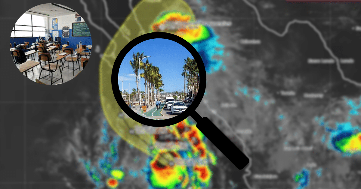 Huracán Lorena obliga a suspender clases en Sonora y Baja California Sur