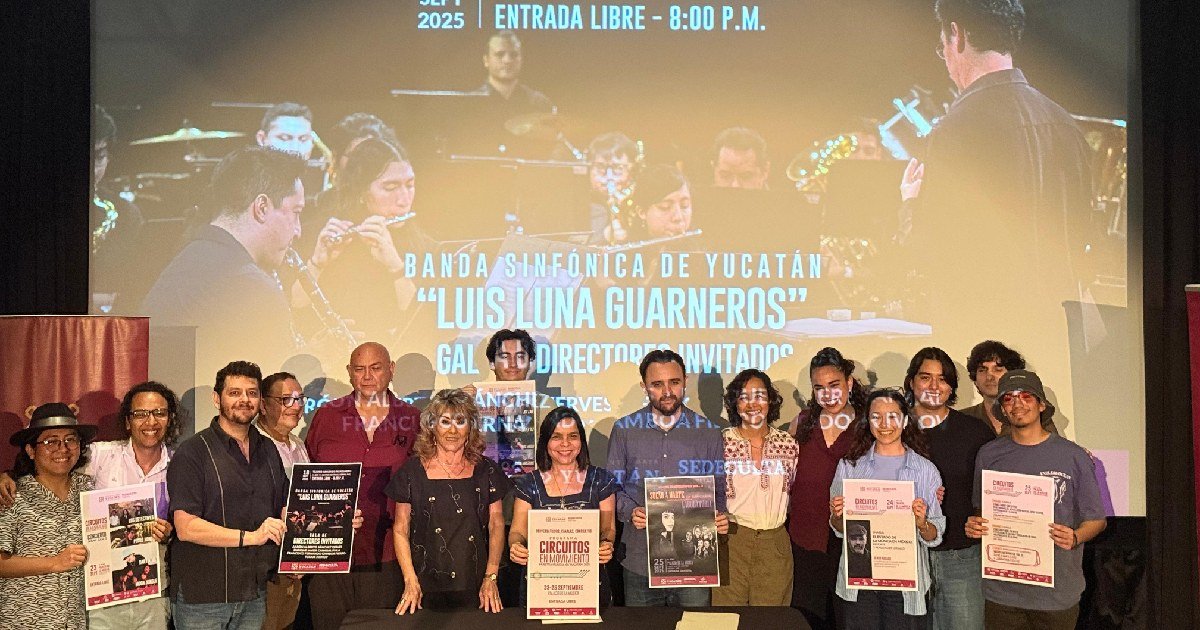 Circuitos en Movimiento y Encuentro Transversales posicionan a Yucatán como referente musical y escénico