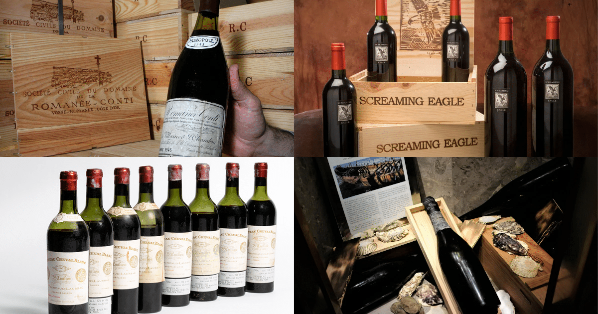 Lujo en una botella La historia detrás de los vinos más caros y elegantes del mundo