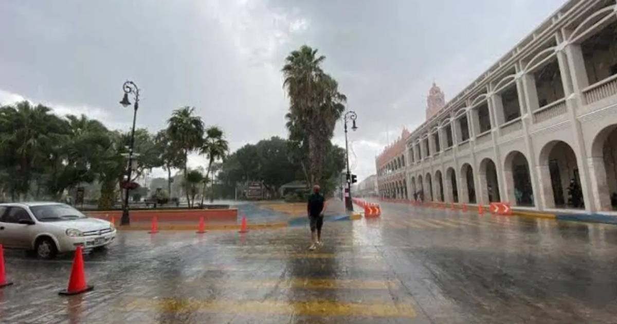 miércoles con lluvias moderadas a fuertes y calor extremo en yucatán