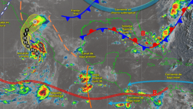 Pronóstico del clima 3 de septiembre medio nublado y ambiente cálido; con posibles lluvias