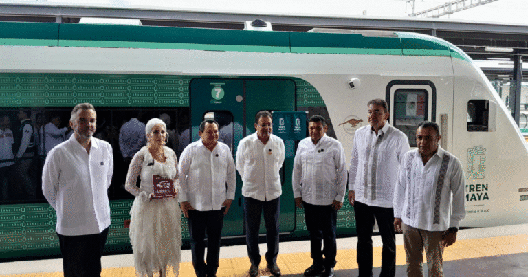 recibe tren maya distintivo “hecho en méxico” de la secretaría de economía