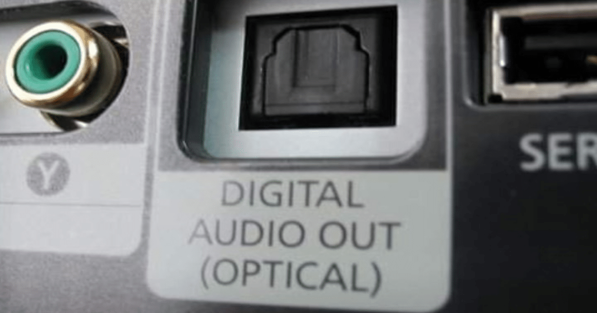 Salida de audio óptico en televisores qué es, por qué está tapada y qué cable utiliza