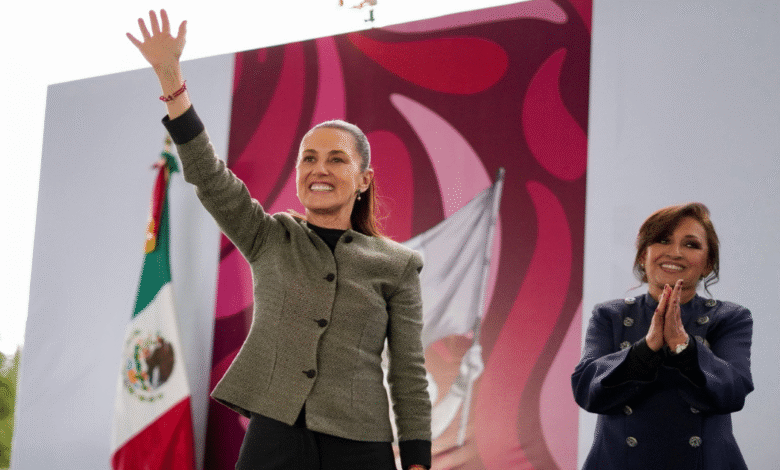 Sheinbaum destaca logros en seguridad, educación y salud durante su primer año de gobierno