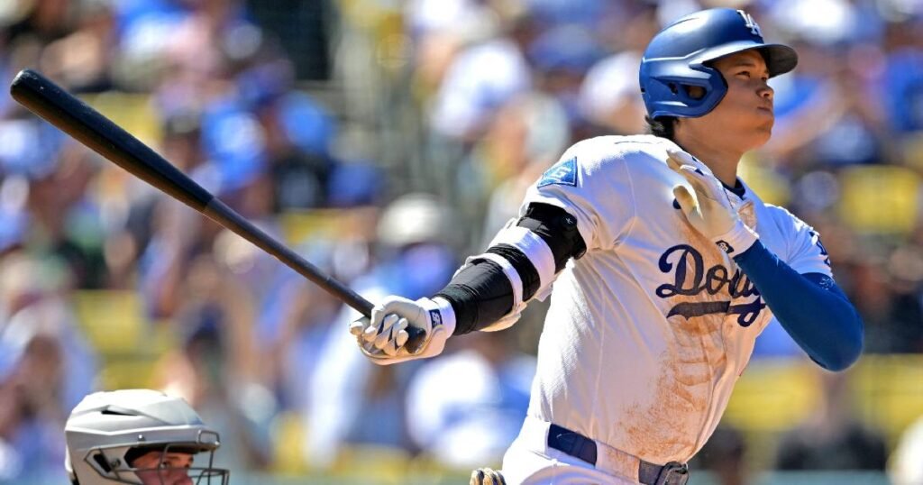 shohei ohtani con los dodgers llega a 100 jonrones 1