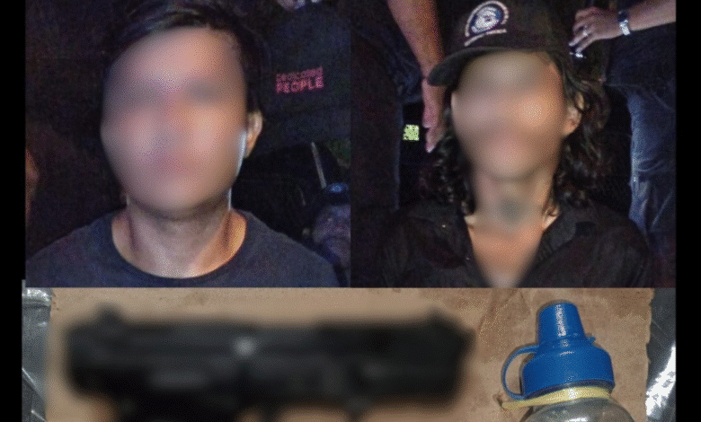 ssp yucatán asegura arma de réplica y detiene a dos personas en el centro de mérida