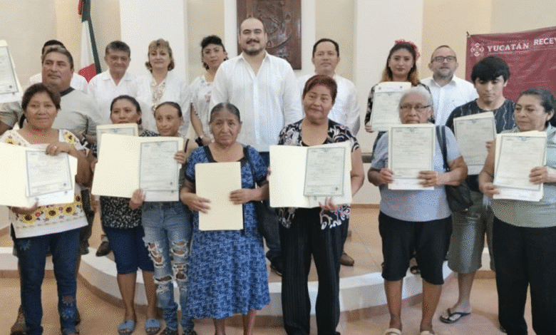 yucatán otorga identidad jurídica a 10 personas tras años sin registro