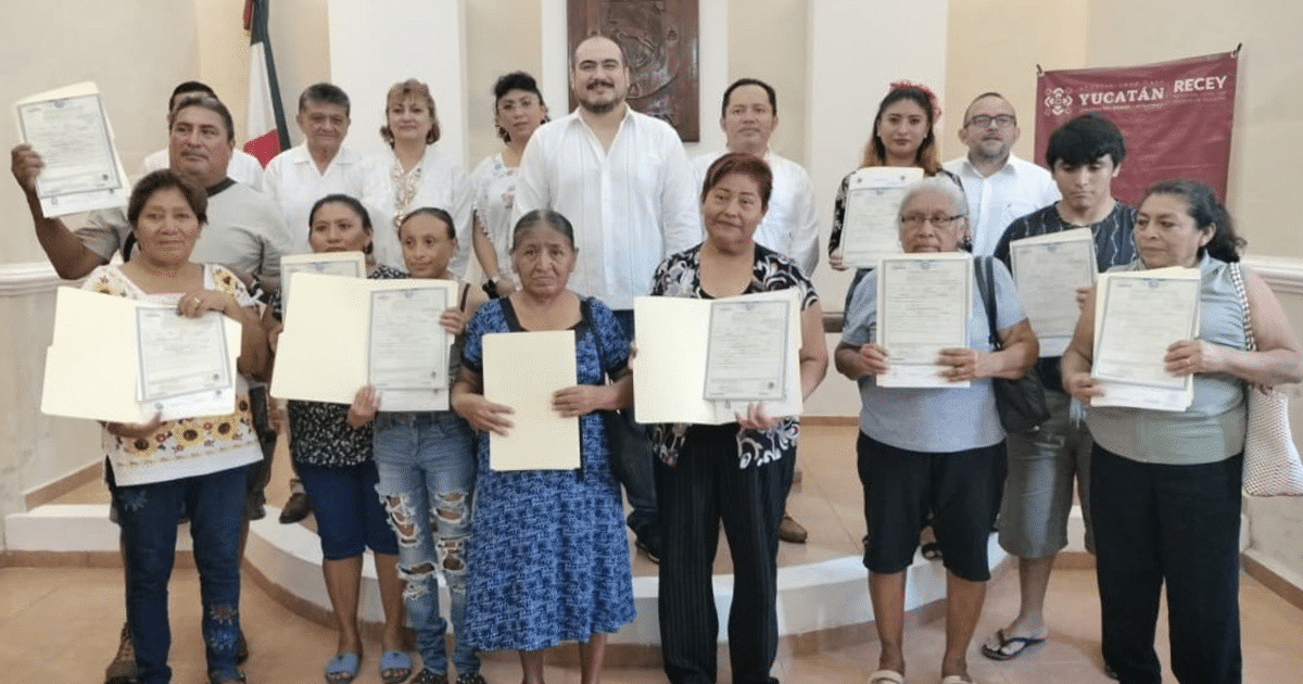 yucatán otorga identidad jurídica a 10 personas tras años sin registro