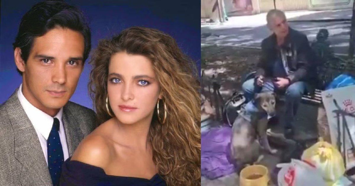 Actor Alejandro Landero, de "Rosa Salvaje", preocupa al ser visto en situación de calle (Fotos de internet)