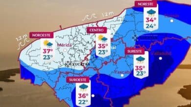 Clima en Yucatán: se espera lluvia moderada en la tarde