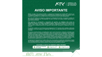 aty mantiene operativo emergente en la ruta circuito metropolitano este lunes