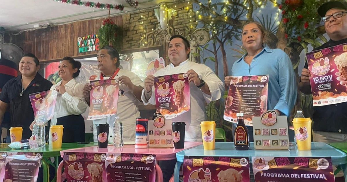 Tizimín será sede del Festival del Helado en Yucatán